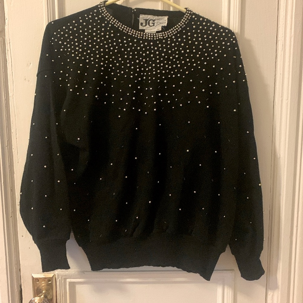 JG beaded sweater  by Joyce,  Petit collection